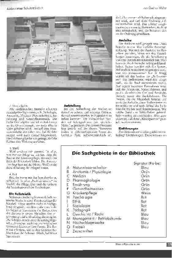 Vorschauseite 4: Aufbau einer Schulbibliothek