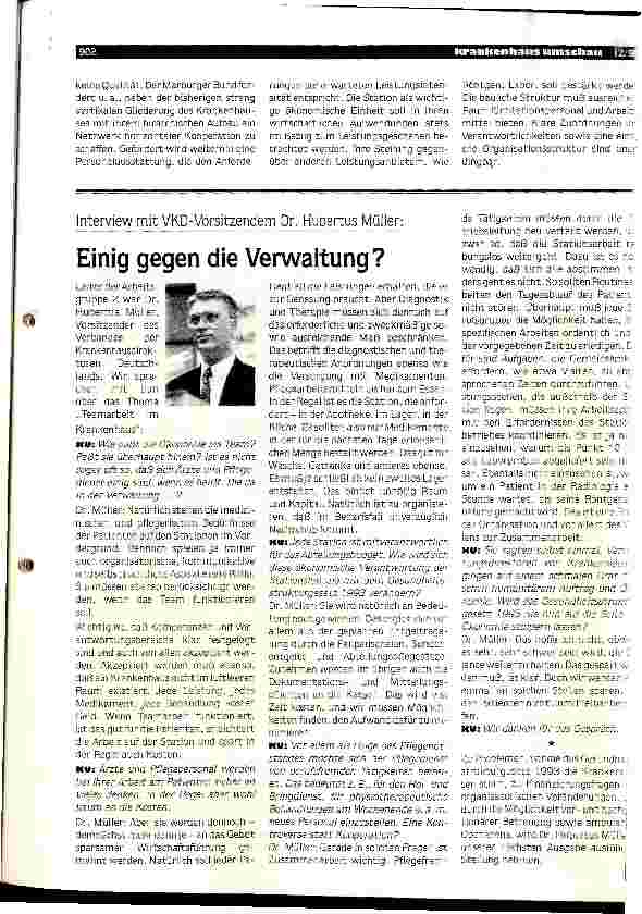 Vorschauseite 2: Teamarbeit im Krankenhaus - eine unendliche Geschichte