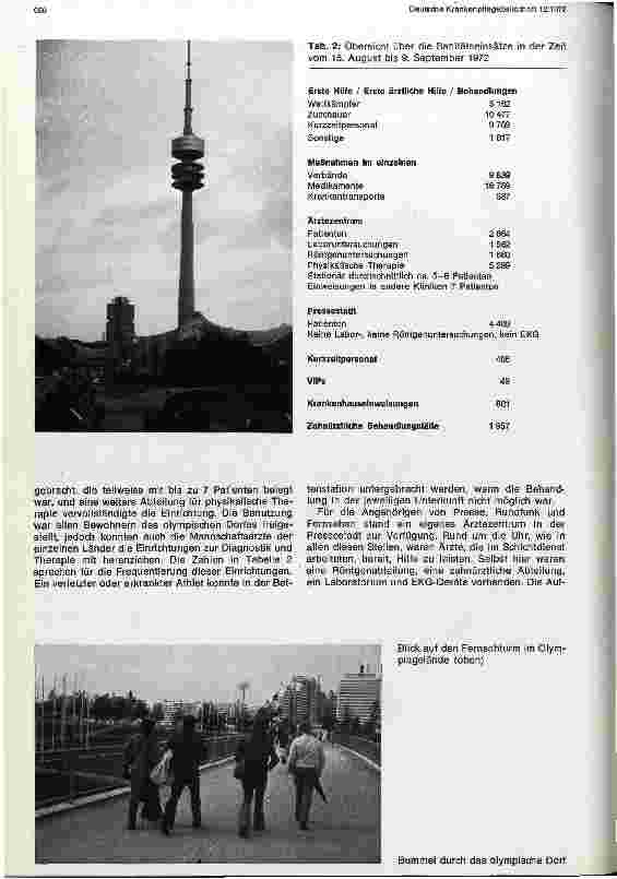 Vorschauseite 2: Als Arzt bei den XX. Olympischen Spielen 1972 in München
