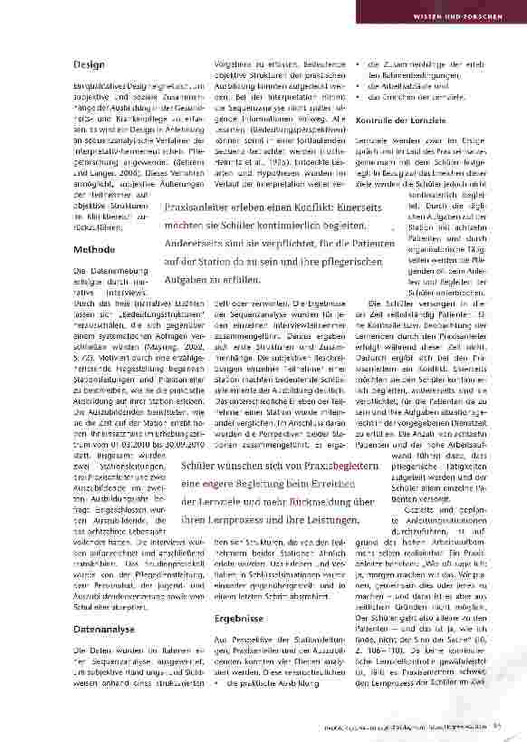 Vorschauseite 2: Qualität zwischen Anspruch und Realität