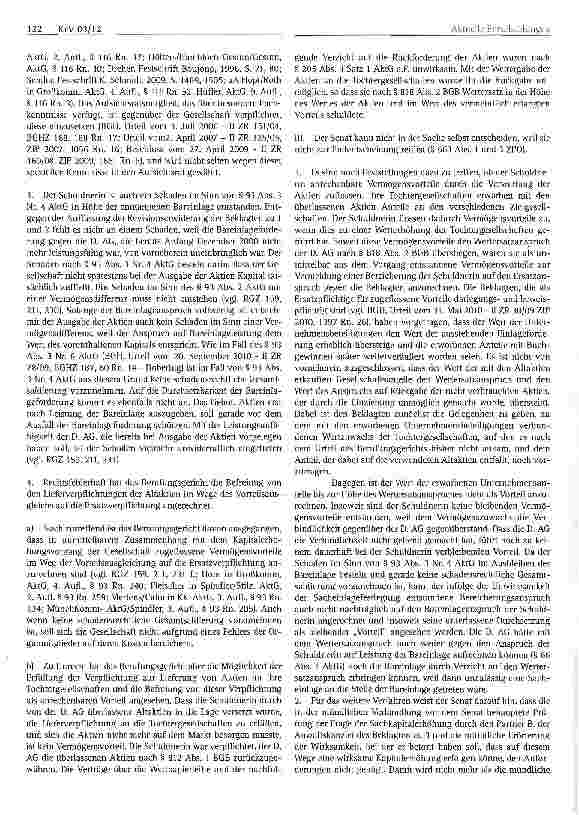 Vorschauseite 5: Haftung des Vorstandes und Vertrauen auf eingeholten Rechtsrat Haftung des Vorstandes, Schadensersatzpflicht, Verschulden, Rechtsirrtum