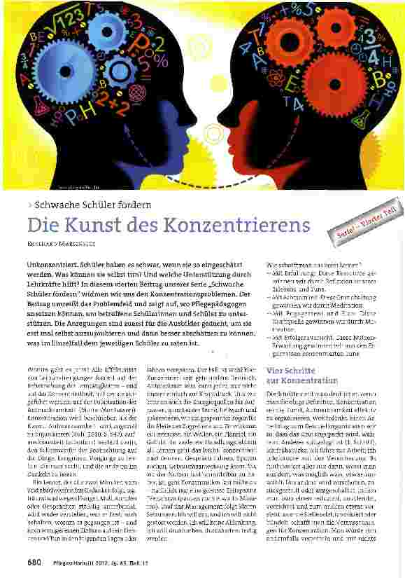 Vorschauseite 1: Die Kunst des Konzentrierens