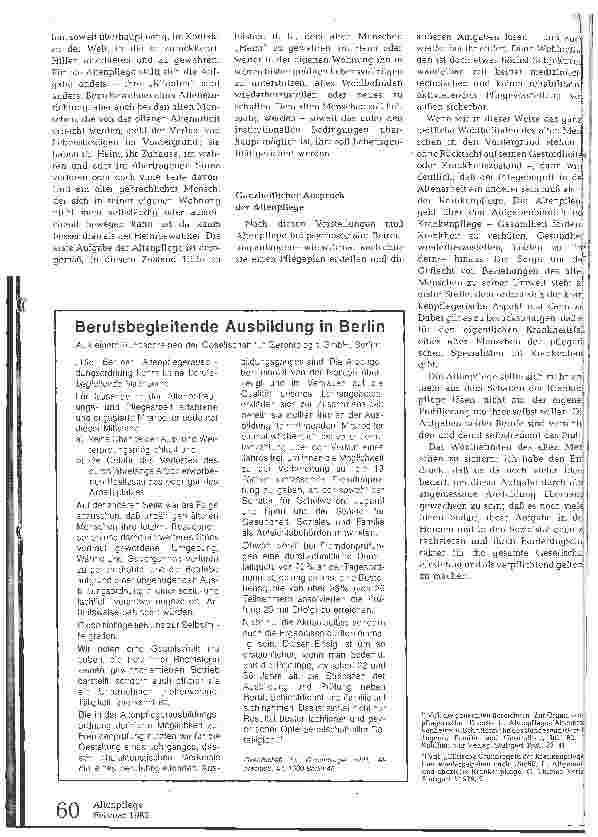 Vorschauseite 2: Überlegungen zum Pflegebegriff