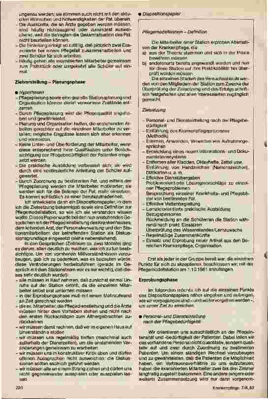 Vorschauseite 3: Pflegemodellstation