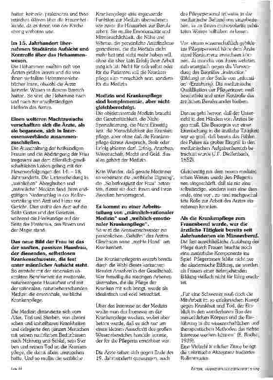 Vorschauseite 2: Die Pflegerin als Hilfskraft des (Männlichen )Arztes