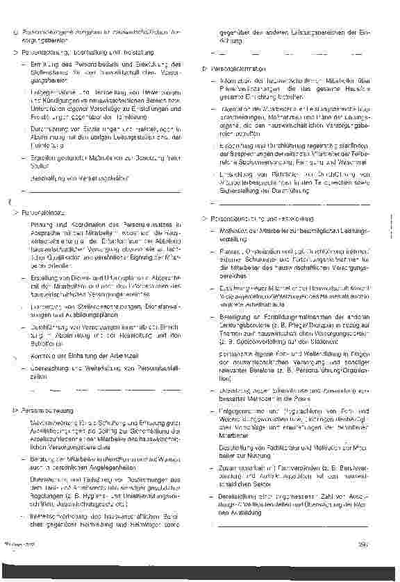 Vorschauseite 3: Aus der Arbeit des Kuratoriums Deutsche Altershilfe Standard-Stellenbeschreibungen für die Hauswirtschaftsleitung