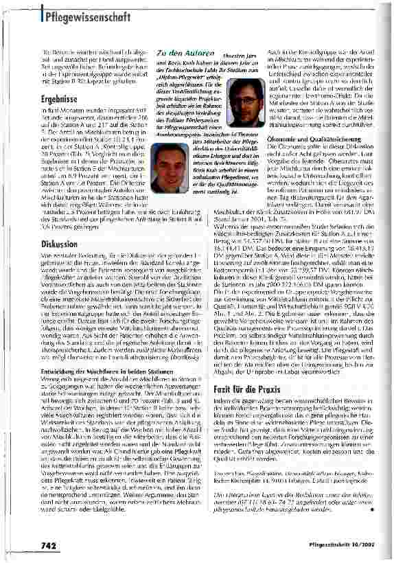 Vorschauseite 4: Gewinnung von Mittelstrahlurin - ein Grund zum Forschen? Evidenzbasierte Pflege