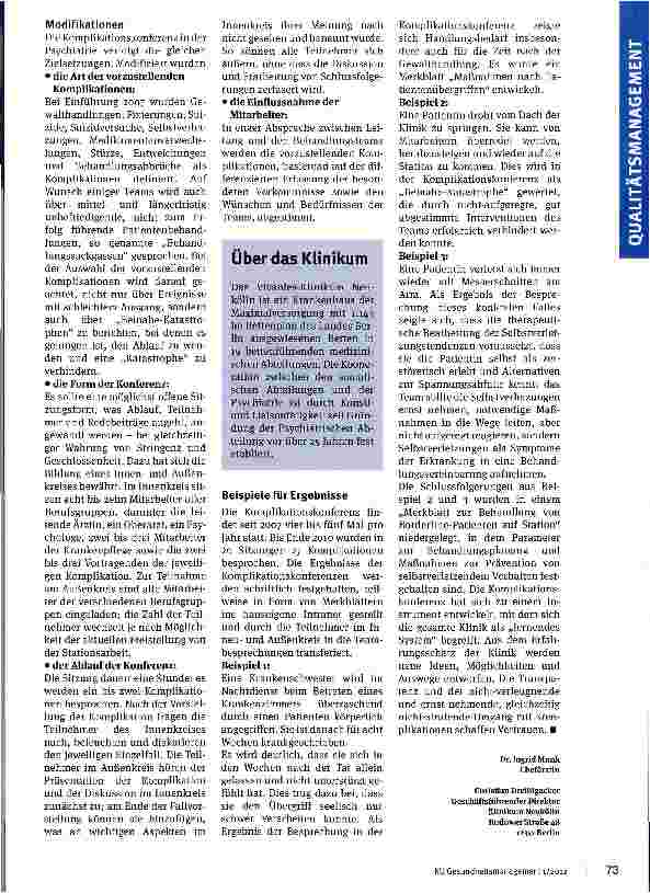 Vorschauseite 2: Qualität erfahrbar machen