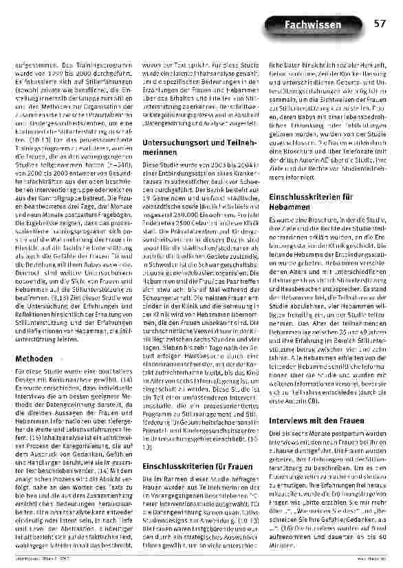 Vorschauseite 2: Zwei Seiten der Stillberatung