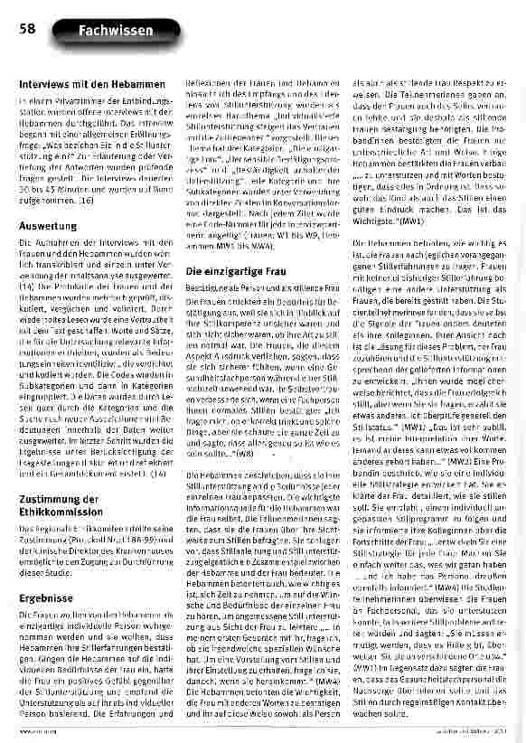 Vorschauseite 3: Zwei Seiten der Stillberatung