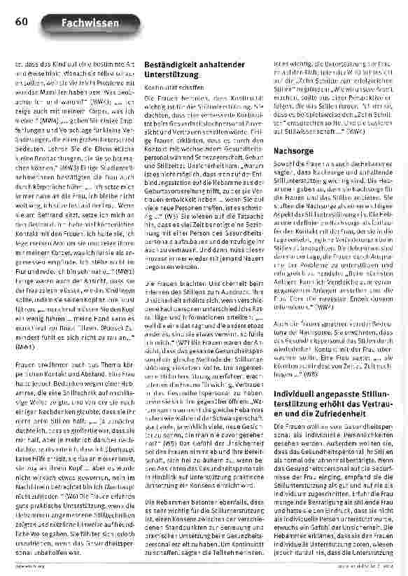 Vorschauseite 5: Zwei Seiten der Stillberatung