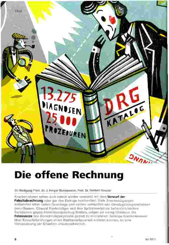 Vorschauseite 1: Die offene Rechnung
