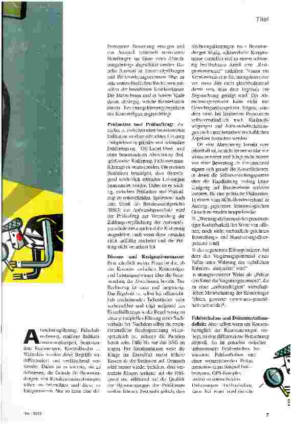 Vorschauseite 2: Die offene Rechnung