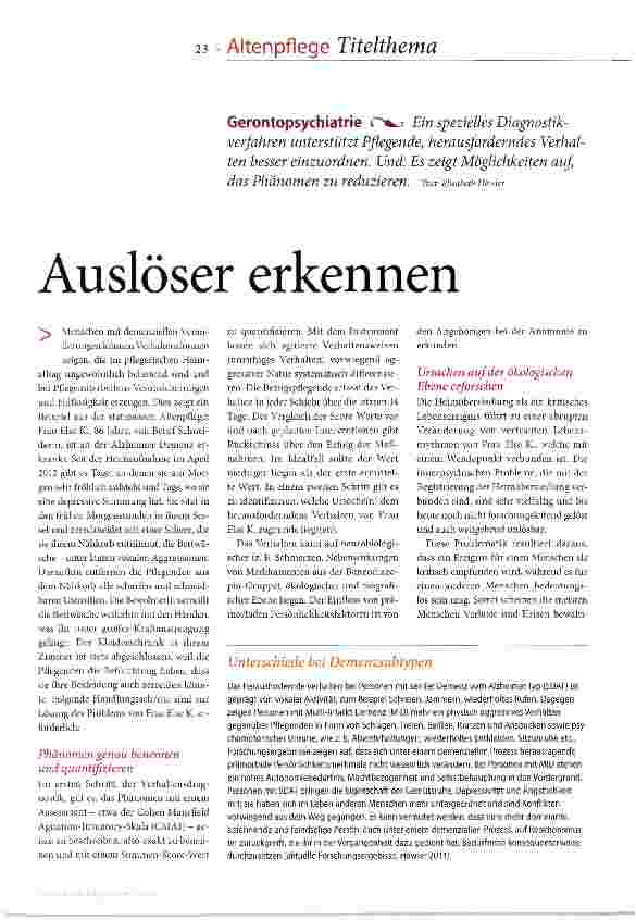Vorschauseite 2: Auslöser erkennen