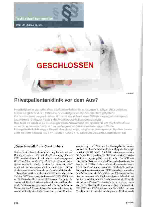 Vorschauseite 1: GESCHLOSSEN