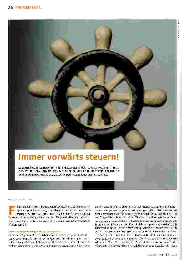 Vorschauseite 1: Immer vorwärts steuern!