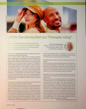 Vorschauseite 1: „Mehr Genderstudien zurTherapie nötig"