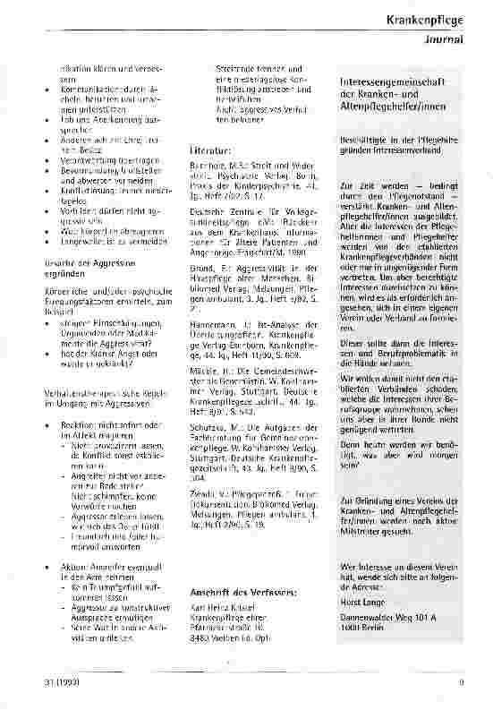 Vorschauseite 5: Pflegeprozeß in der Gemeindepflege