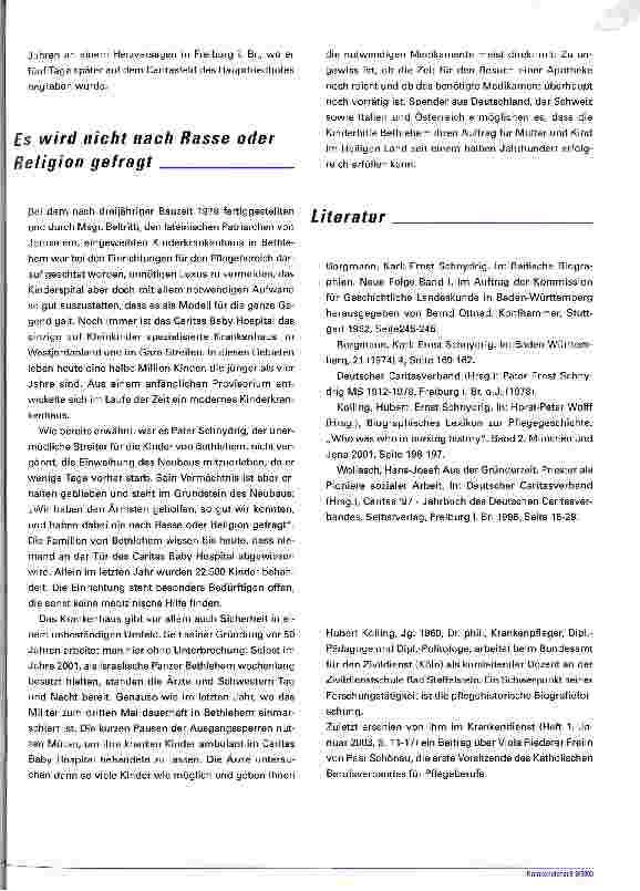 Vorschauseite 3: Ein Herz für Kinder in Not Pater Ernst Schnydrig