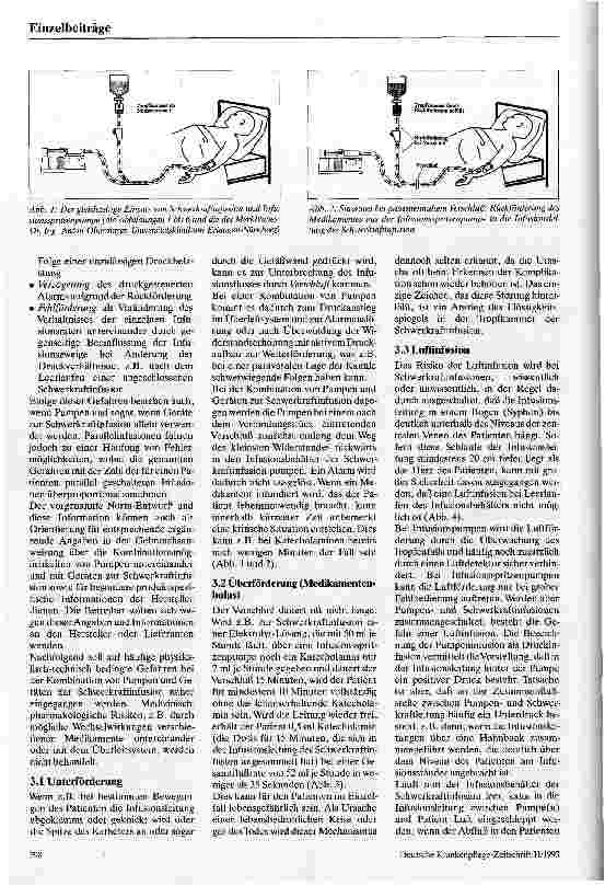 Vorschauseite 2: Parallelinfusionen Hinweise zur Anwendung