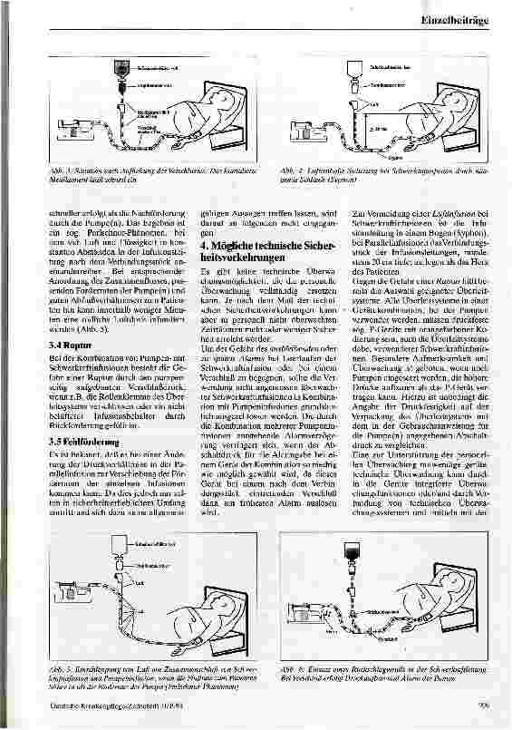 Vorschauseite 3: Parallelinfusionen Hinweise zur Anwendung