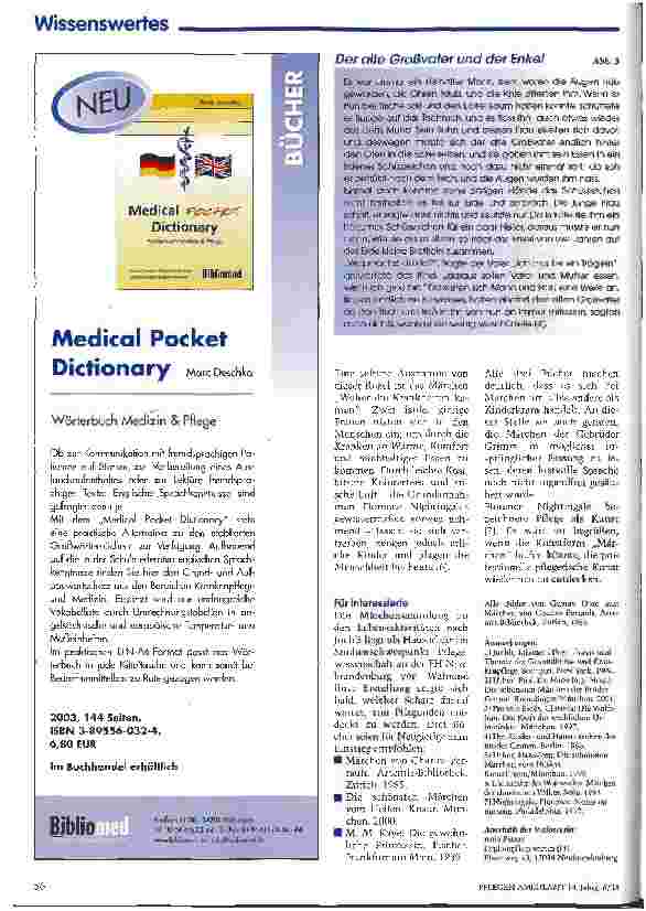 Vorschauseite 3: Mit Märchen zu den ATLs - die professionelle pflegerische Kunst neu entdecken
