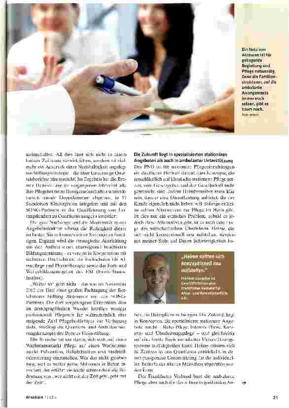 Vorschauseite 2: Wer nicht mit der Zeit geht. ..
