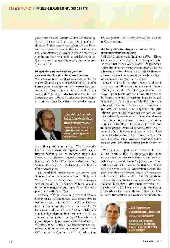 Vorschauseite 3: Wer nicht mit der Zeit geht. ..