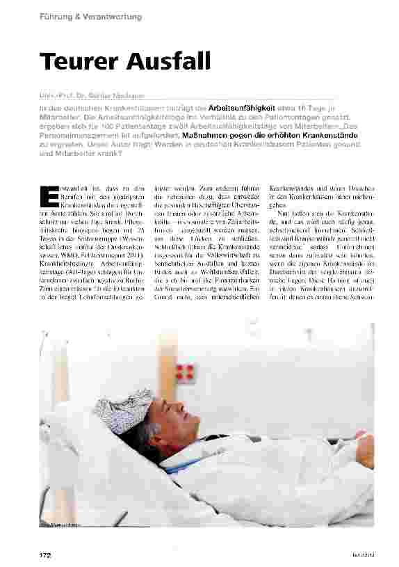 Vorschauseite 1: Teurer Ausfall