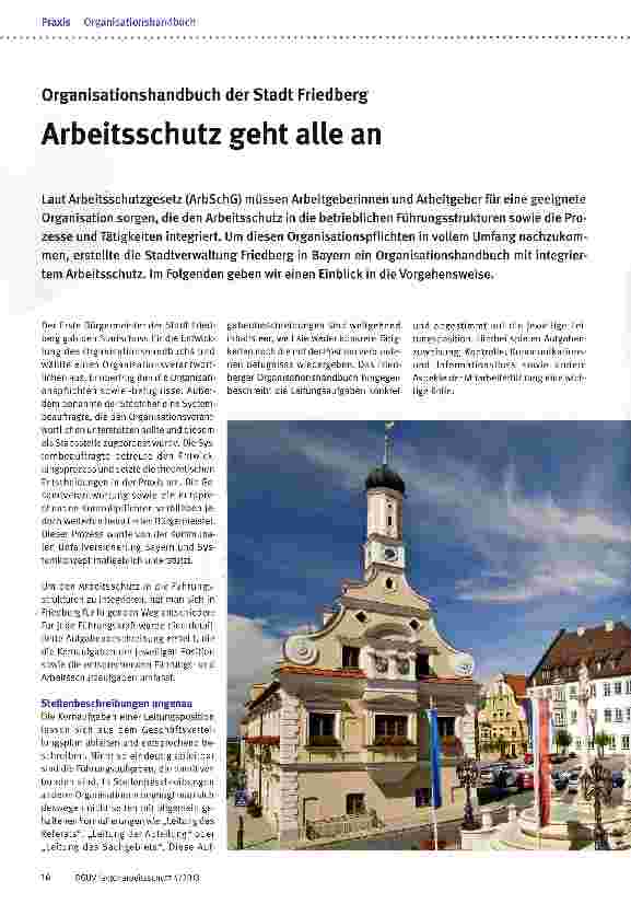 Vorschauseite 1: Arbeitsschutz geht alle an
