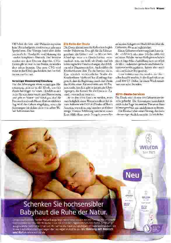 Vorschauseite 2: Doulas als Hebammenersatz in den USA