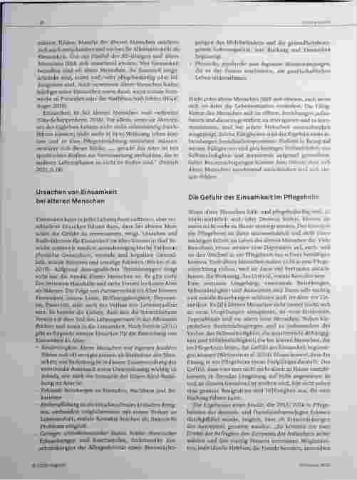 Vorschauseite 2: Nicht allein und trotzdem einsam