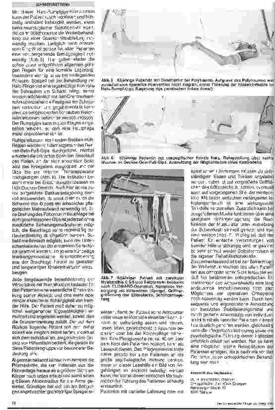 Vorschauseite 3: Die äußere Wirbelsäulenfixation des alten Patienten aus orthopädischer Sicht