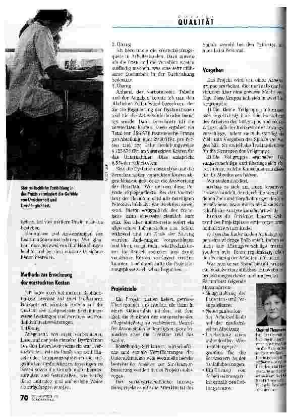 Vorschauseite 5: Weniger Funktionsstörungen - bessere Pflege Die sozialwirtschaftliche Analyse