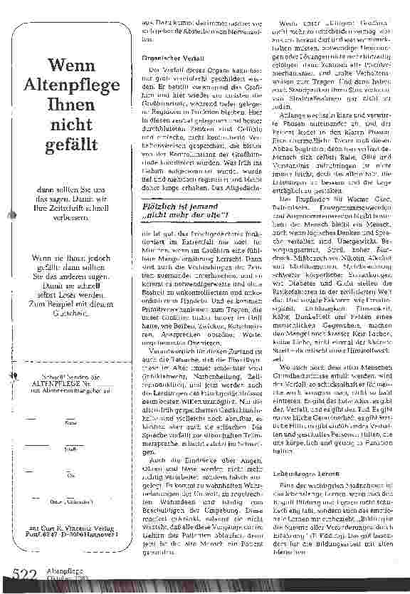 Vorschauseite 2: Gerontologie: Grenzen der Informierbarkeit
