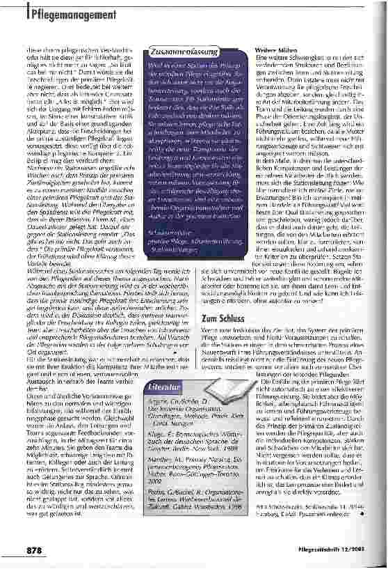 Vorschauseite 4: Von der Stationsmutter zur Führungskraft