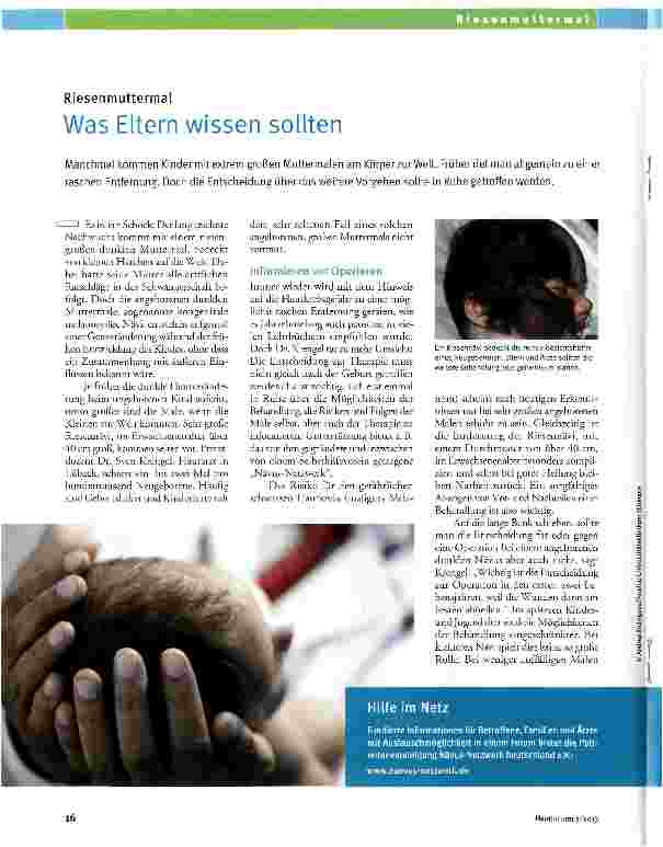 Vorschauseite 1: Was Eltern wissen sollten