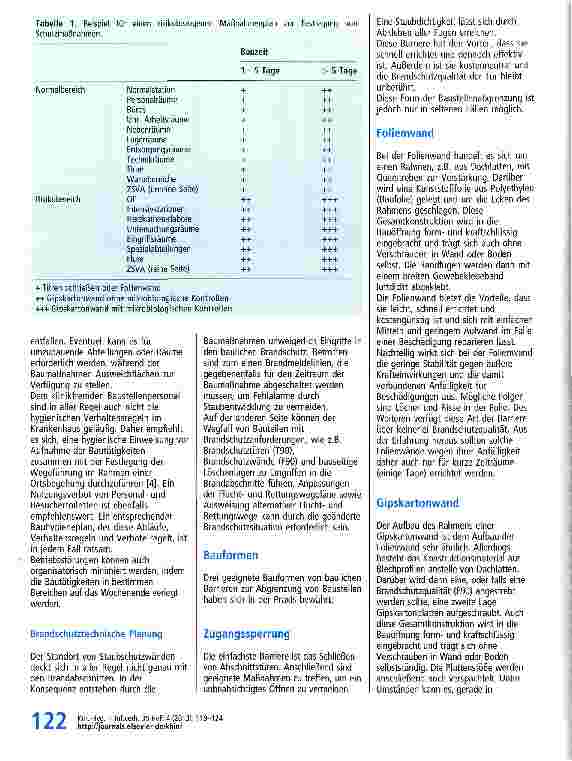 Vorschauseite 4: Technische Hygiene im Krankenhaus: Baumaßnahmen im laufenden Betrieb