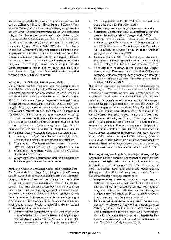 Vorschauseite 2: Angehörige in die Beratung integrieren