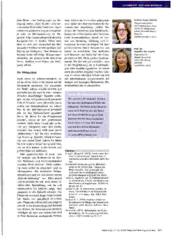 Vorschauseite 5: Bildmaterial für pflegebezogene Patienten und Familienedukation