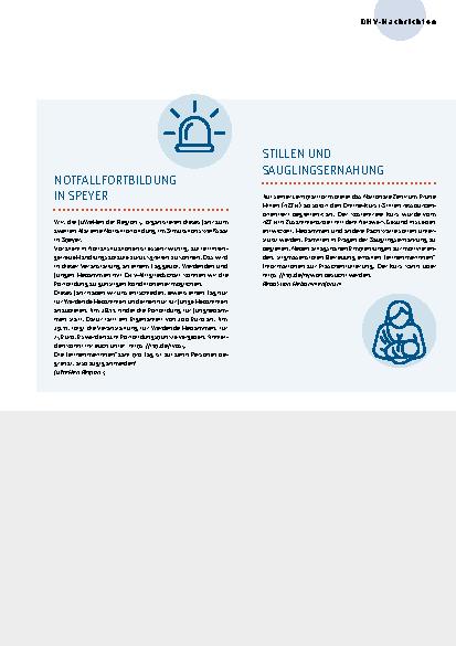 Vorschauseite 2: Leitlinienarbeit: Wir suchen Hebammenexpertise!