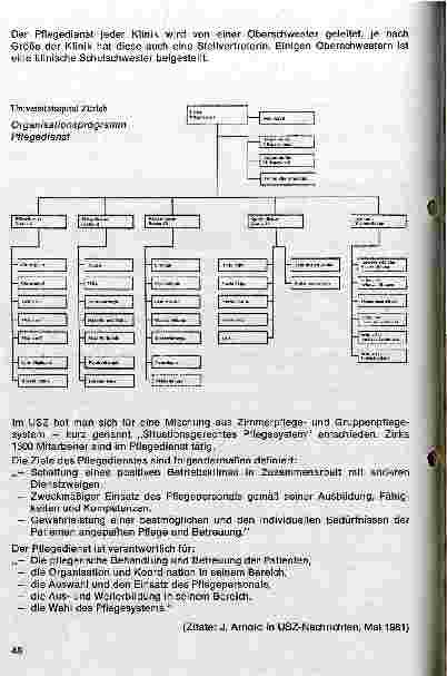 Vorschauseite 2: Bericht über ein Pflegepraktikum am Universitätsspital Zürich