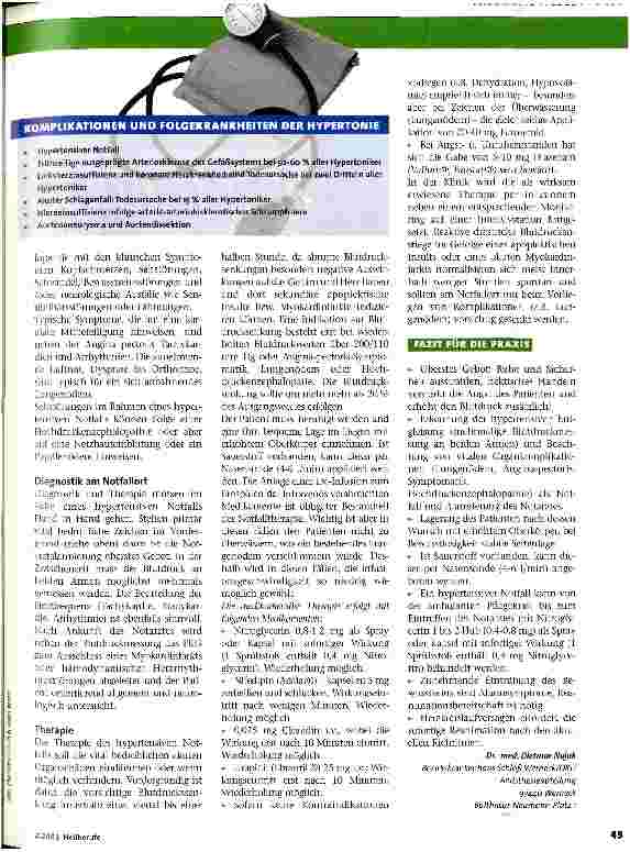 Vorschauseite 2: Hypertensive Krise
