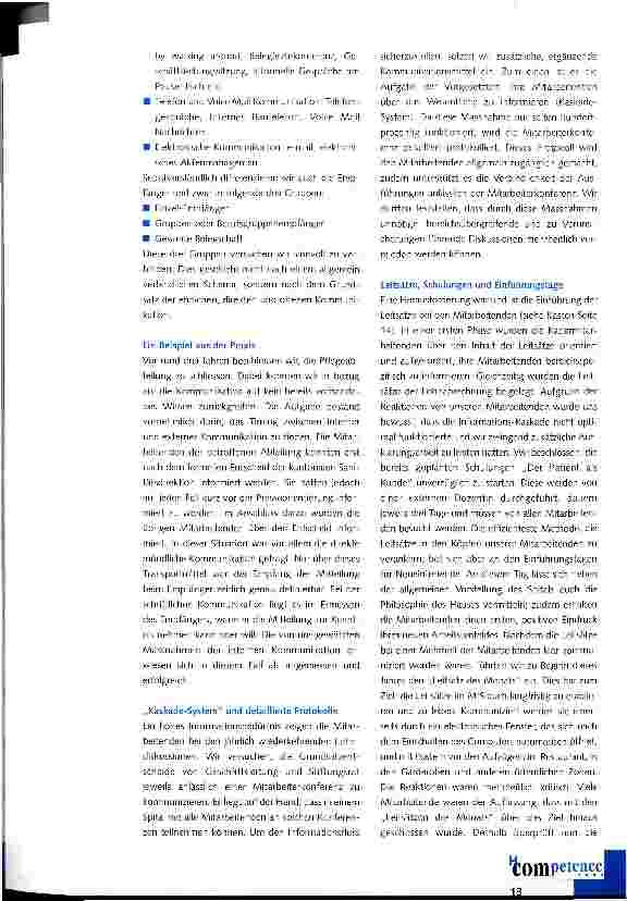 Vorschauseite 3: Mitarbeiterinformation ist ein Wettbewerbsfaktor