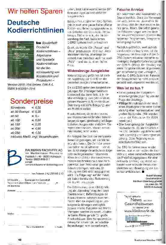 Vorschauseite 2: Fehlsteuerungen korrigieren! Neukalkulation der Gewichte, andere Ausgleiche