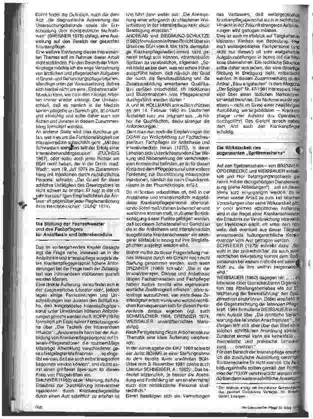 Vorschauseite 2: i. v. -Injektionen durch das Krankenpflegepersonal - erlaubt oder verboten?