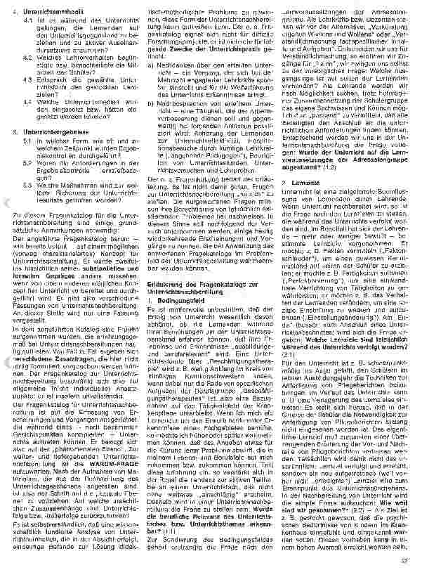 Vorschauseite 2: Unterricht und Lernen 10. Folge: Nachbereitung von Unterricht