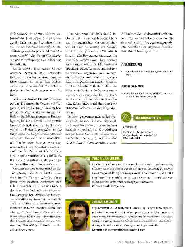 Vorschauseite 5: Pilates-»Powerhouse«