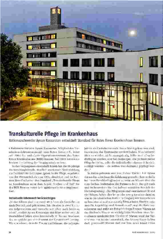 Vorschauseite 1: Transkulturelle Pflege im Krankenhaus