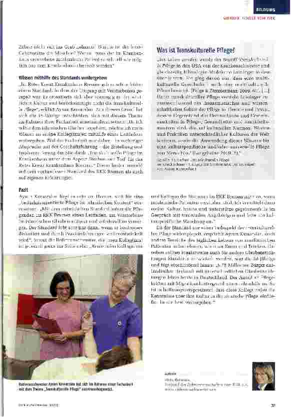 Vorschauseite 2: Transkulturelle Pflege im Krankenhaus